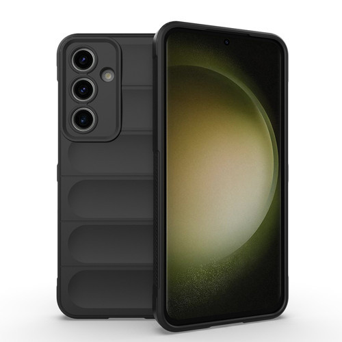Galaxy S24 FE Kılıf Kamera Korumalı Esnek Silikon Parmak Şeritli