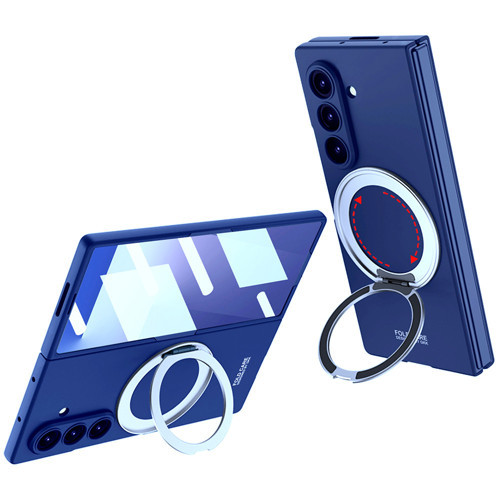 Galaxy Z Fold 7 Kılıf M-safe Şarj Özellikli Kıpta Yüzüklü Kamera Korumalı Kılıf