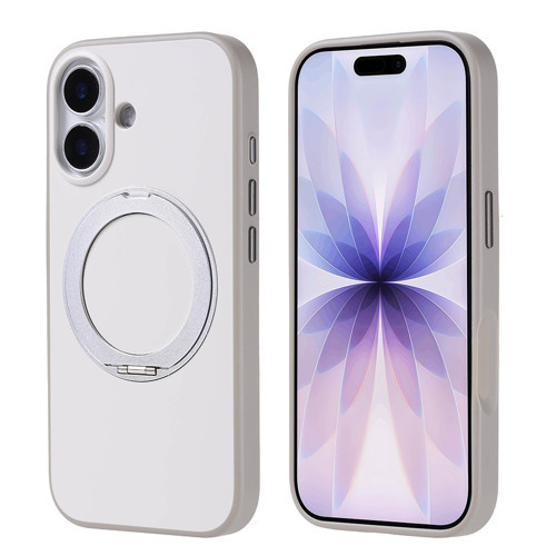 iPhone 17 Kılıf 360 Derece Döner Standlı MagSafe Kamera Yükseltili Silikon