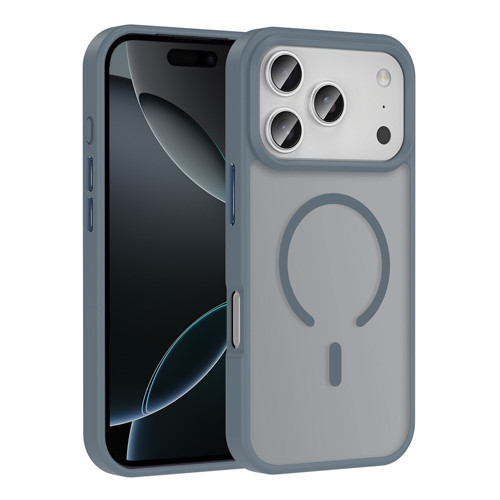 iPhone 17 Pro Kılıf MagSafe Destekli Kamera Yükseltili Silikon Mat Parmak İzi Tutmayan