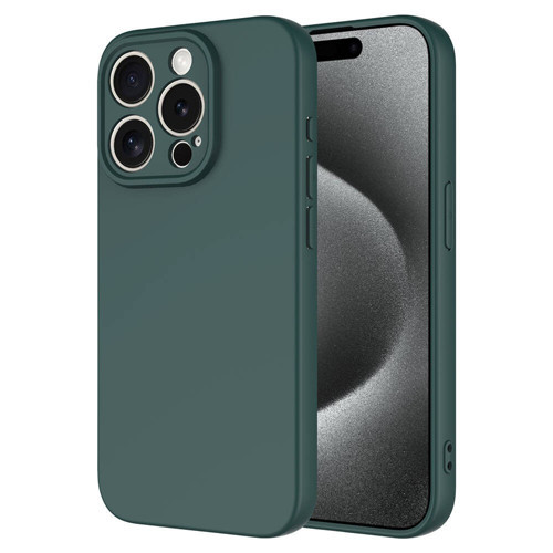 iPhone 15 Pro Kılıf Yumuşak Silikon Kamera Korumalı Lansman