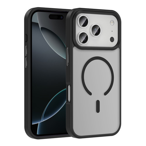 iPhone 17 Pro Kılıf MagSafe Destekli Kamera Yükseltili Silikon Mat Parmak İzi Tutmayan