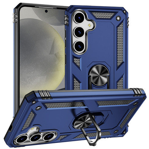 Galaxy S25 Kılıf Kamera Koruyucu Manyetik Standlı Tank Koruma