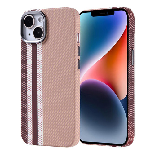 iPhone 13 Kılıf Ultra İnce Magsafe Karbon Fiber Görünümlü İnce Hafif