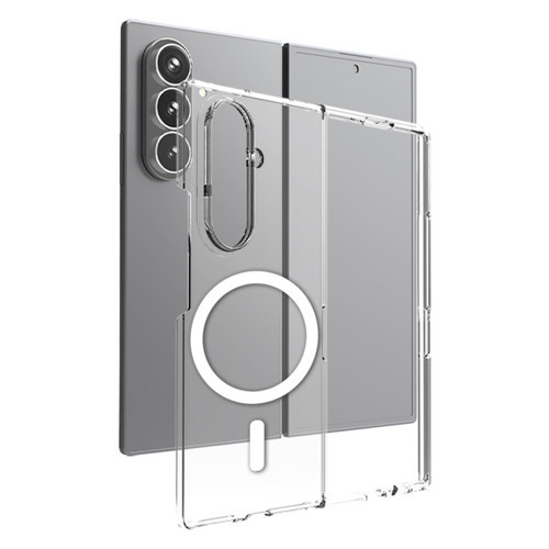 Galaxy Z Fold 7 Kılıf Sararmaz Ultra İnce Sert Premium Mika Magsafe Kamera Yükseltili