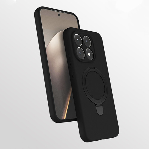 Xiaomi 15T Kılıf 360 Derece Döner Standlı MagSafe Kamera Lens Korumalı Silikon