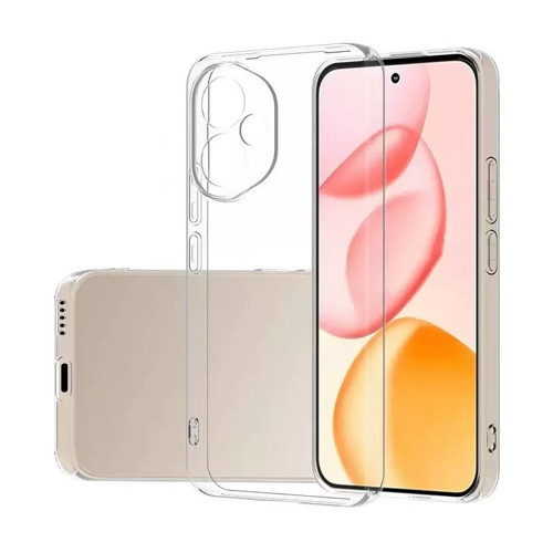 Honor 400 Kılıf Kamera Korumalı Şeffaf Kalın Üstün Koruma Silikon