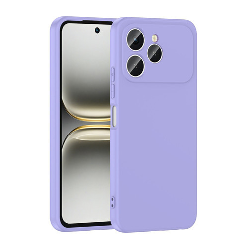 Tecno Spark 40 Kılıf Yumuşak Silikon Kamera Korumalı Lansman