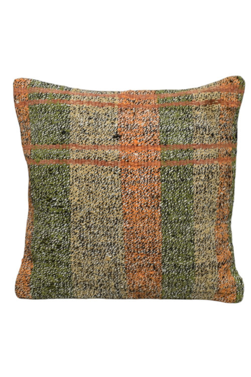 El Dokuma Dekoratif Kilim Kırlent Yastık Kılıfı 1184 - Yeni - Çok Renkli