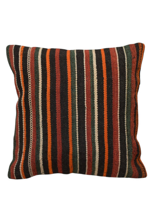 El Dokuma Dekoratif Kilim Kırlent Yastık Kılıfı 1278 - Yeni - Çok Renkli