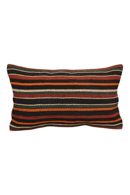 El Dokuma Lumbar Kilim Kırlent Yastık Kılıfı 1525 - Yeni - Çok Renkli