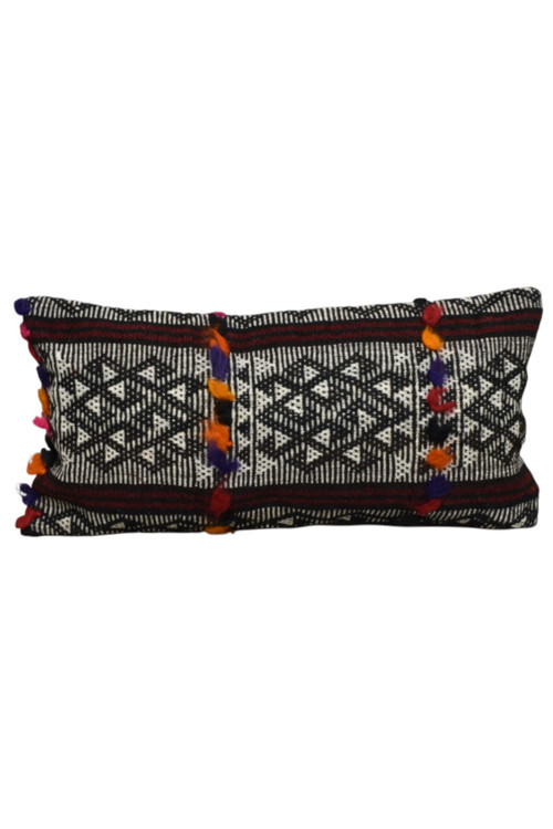 El Dokuma Dekoratif Lumbar Kilim Kırlent Yastık Kılıfı 1081 - Yeni - Çok Renkli