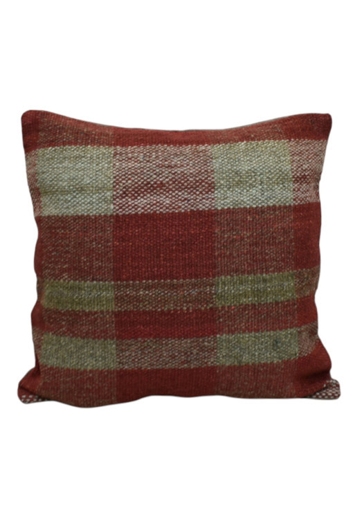 El Dokuma Dekoratif Kilim Kırlent Yastık Kılıfı 0990 - Yeni - Çok Renkli