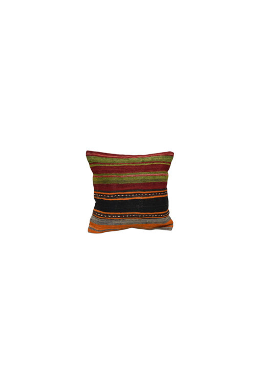El Dokuma Kilim Kırlent Yastık Kılıfı 0191 - Yeni - Çok Renkli