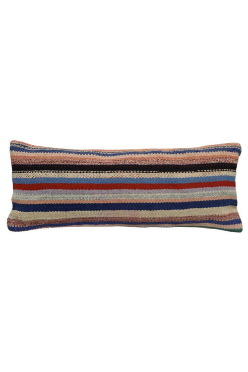 El Dokuma Dekoratif Lumbar Kilim Kırlent Yastık Kılıfı 1097 - Yeni - Çok Renkli