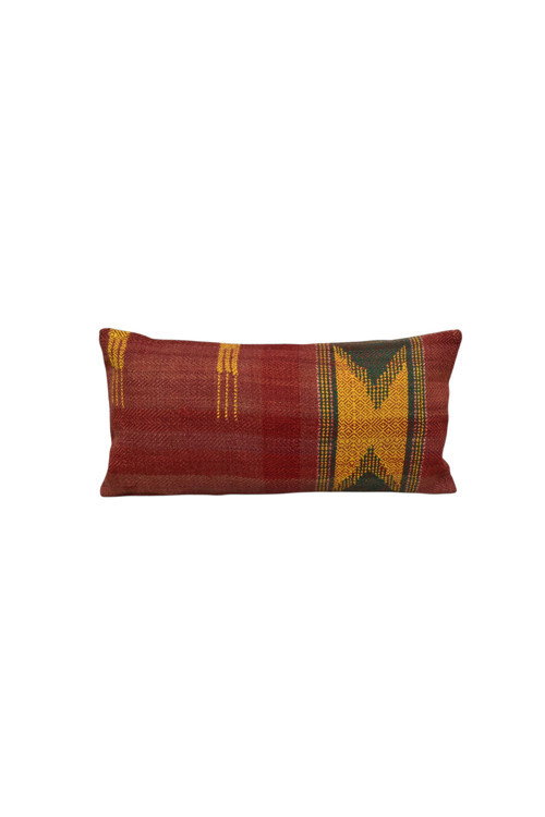 El Dokuma Lumbar Kilim Kırlent Yastık Kılıfı 0319 - Yeni - Çok Renkli