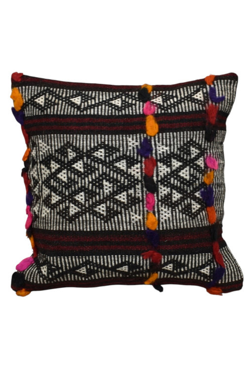 El Dokuma Dekoratif Kilim Kırlent Yastık Kılıfı 1198 - Yeni - Çok Renkli