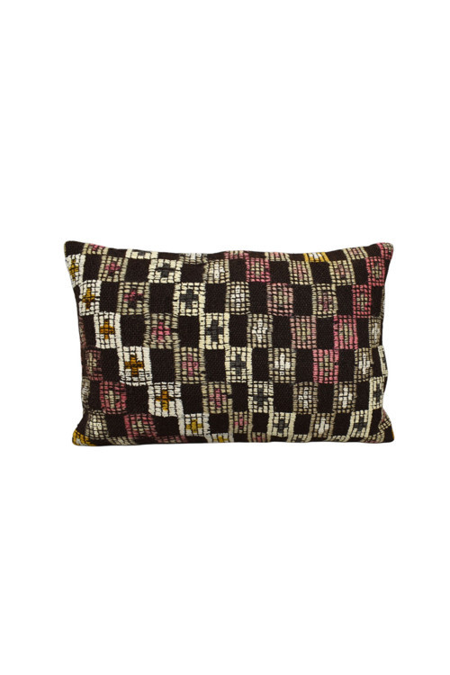 El Dokuma Kilim Kırlent Yastık Kılıfı 0356 - Yeni - Çok Renkli