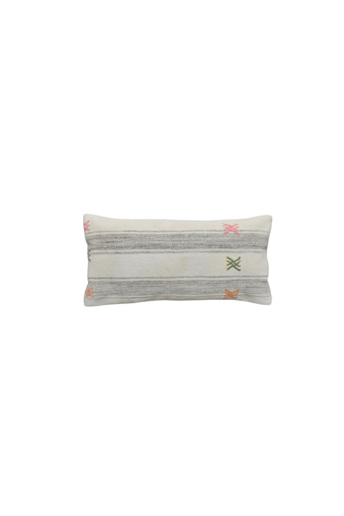 El Dokuma Lumbar Kilim Kırlent Yastık Kılıfı 0320 - Yeni - Çok Renkli
