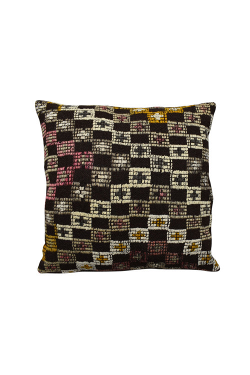 El Dokuma Kilim Kırlent Yastık Kılıfı 0350 - Yeni - Çok Renkli