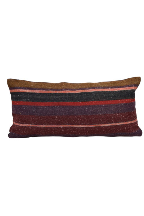 El Dokuma Dekoratif Lumbar Kilim Kırlent Yastık Kılıfı 1079 - Yeni - Çok Renkli