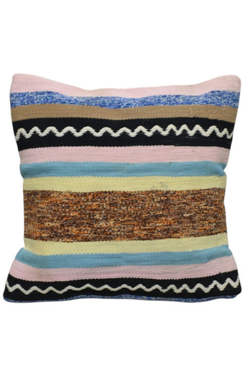 El Dokuma Dekoratif Kilim Kırlent Yastık Kılıfı 0929 - Yeni - Çok Renkli