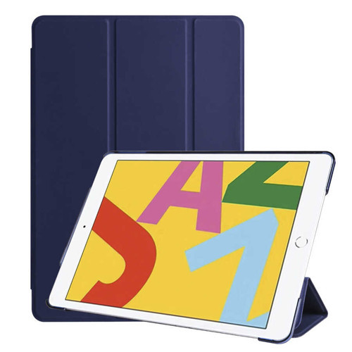 iPad 10.2 2021 (9.Nesil) Smart Cover Standlı 1-1 Kılıf - Lacivert