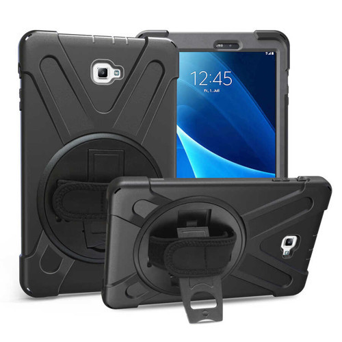 Galaxy Tab A T580 10.1 Defender Tablet Silikon - Siyah