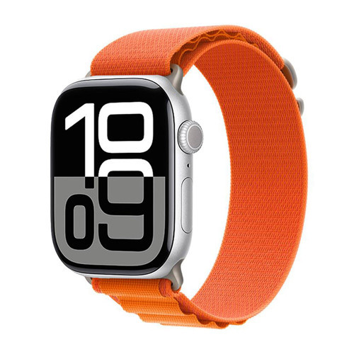 Watch 10 42mm KRD-74 Hasır Kordon - Turuncu