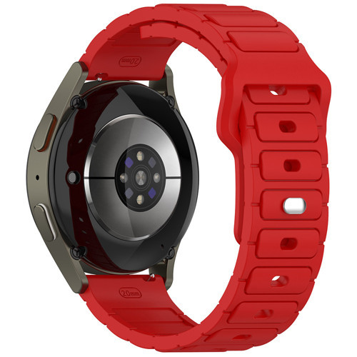 Huawei GT2 46mm KRD-132 22mm Silikon Kordon Strap Kayış - Kırmızı