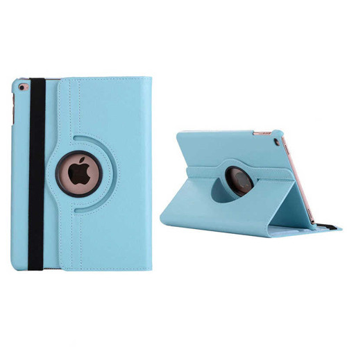 iPad 10.2 2021 (9.Nesil) Dönebilen Standlı Kılıf - Mavi