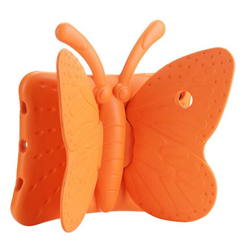 iPad Mini 5 Butterfly Standlı Tablet Kılıf - Turuncu