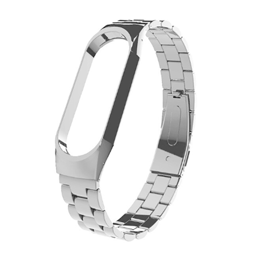 Xiaomi Mi Band 4 KRD-05 Metal Kordon - Gümüş