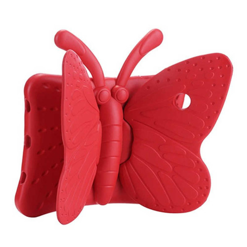 iPad 9.7 2018 (6.Nesil) Butterfly Standlı Tablet Kılıf - Kırmızı