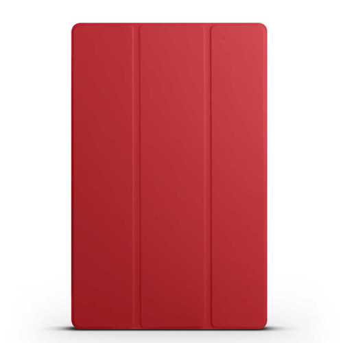 Galaxy Tab S8 Ultra SM-X900 Smart Cover Standlı 1-1 Kılıf - Kırmızı