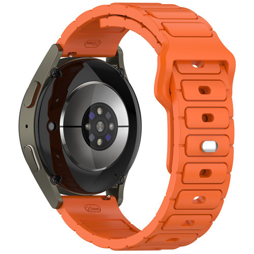 Huawei GT2 46mm KRD-132 22mm Silikon Kordon Strap Kayış - Turuncu