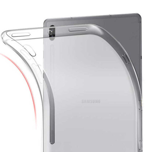 Galaxy Tab S7 Plus T970 Kılıf Tablet Süper Silikon Kılıf - Renksiz
