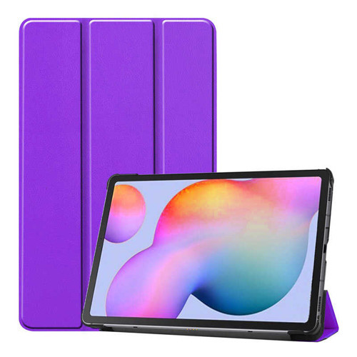 Huawei MatePad T8 Smart Cover Standlı 1-1 Kılıf - Mor
