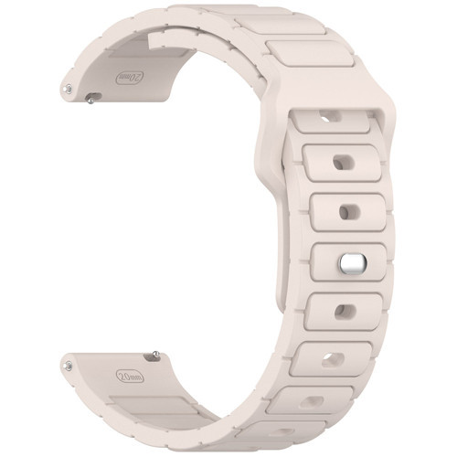 Huawei GT2 46mm KRD-132 22mm Silikon Kordon Strap Kayış - Starlight