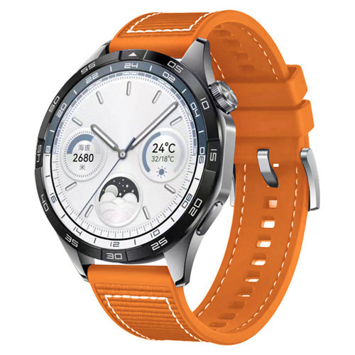 Huawei Watch GT 3 46mm KRD-102 22mm Silikon Kordon - Turuncu