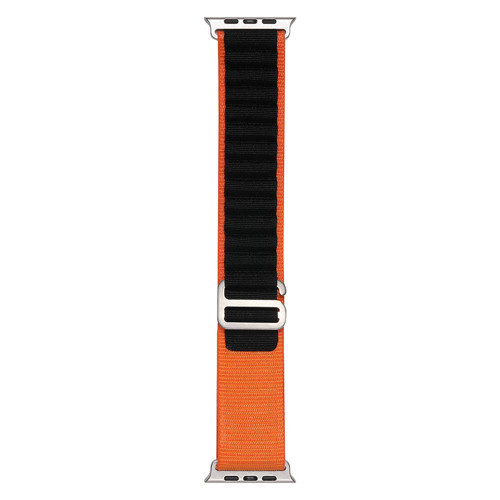 Watch 7 41mm Band-74 Hasır Kordon - Siyah-Turuncu