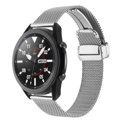 Huawei GT2 46mm KRD-85 22mm Metal Kordon - Gümüş