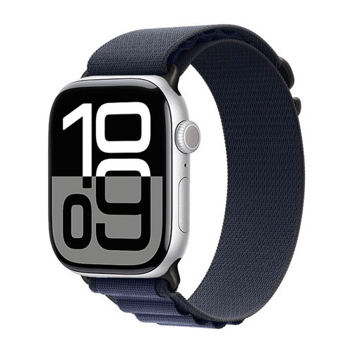 Watch 10 42mm KRD-74 Hasır Kordon - Siyah-Mavi