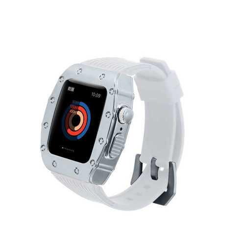  Watch 7 45mm KRD-65 Kordon - Beyaz-Gümüş