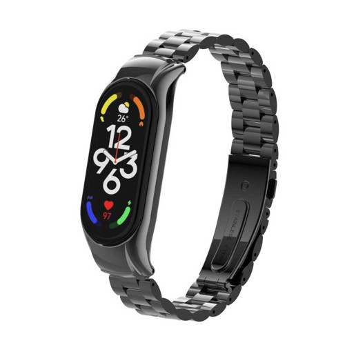 Xiaomi Mi Band 7 KRD-04 Metal Kordon - Siyah