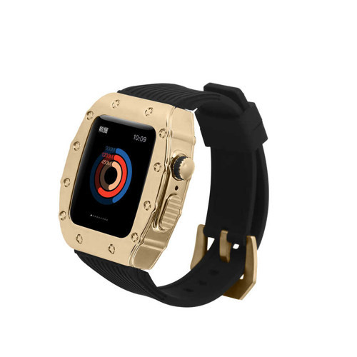  Watch 44mm KRD-65 Kordon - Siyah-Gold