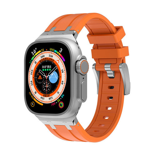 Watch Ultra 49mm KRD-89 Silikon Kordon - Turuncu