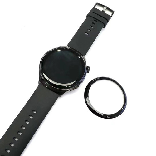 Huawei Watch 4 PMMA Pet Saat Ekran Koruyucu - Siyah