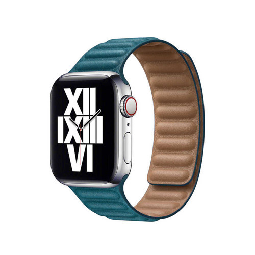 Watch 38mm KRD-34 Deri Kordon - Petrol Mavi