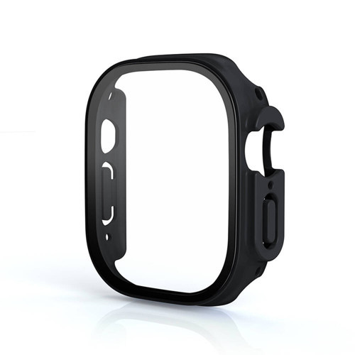 Watch Ultra 49mm 01 Kasa ve Ekran Koruyucu - Siyah